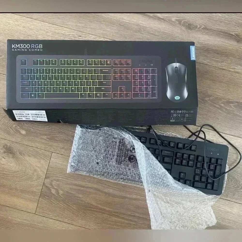 “Host Pick”!! Lenovo Legion  KM300 RGB Gaming Combo Keyboard and Mouse - Picture 2 of 5